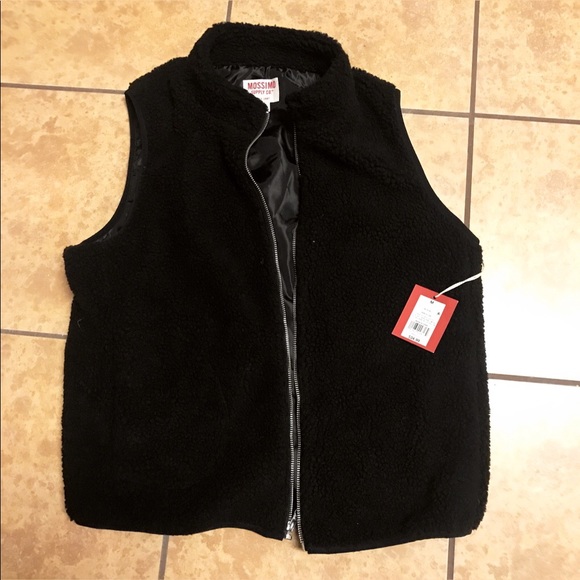 Mossimo Supply Co. Jackets & Blazers - NWT Furry Mossimo Vest